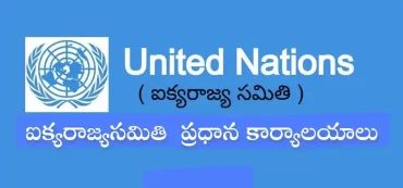 ఐక్యరాజ్యసమితి విభాగాలు మరియు వాటి ప్రధాన కార్యాలయాలు