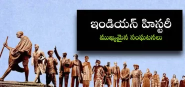 భారతదేశ చరిత్రలో ముఖ్యమైన సంఘటనలు మరియు తేదీలు