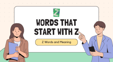 100 words starting with Z, along with their meanings